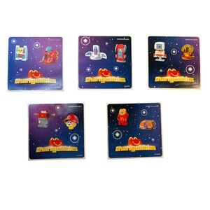 McDonalds Changeables Happy Meal Sticker Sheets Set of 5